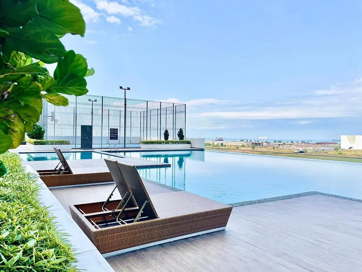 Apartamento New! Luxury Seaview 2Br L 6-8Pax L 35-12 L Infinitypool L Games Room L Jonkerst L City Centre By Jay Stay Malacca Malásia